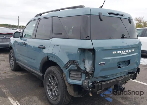 2023 Ford Bronco Sport Big Bend из США, поврежденный, VIN 3FMCR9B62PRD49921